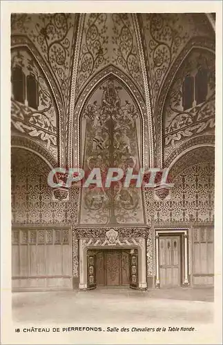 Cartes postales Chateau de Pierrefonds Salle des Chevaliers de la Table Ronde