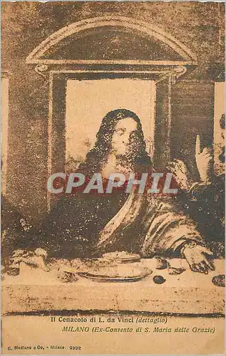Cartes postales Cenacolo di L da Vinci (Dettaglio) Milano (Ex Convento di S Maria delle Grazie) Leonard de Vinci