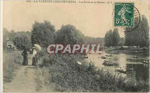 Ansichtskarte AK La Varenne Chennevieres Les Bords de la Marne