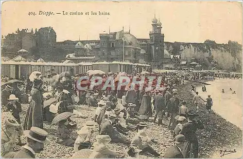 Cartes postales Dieppe Le Casino et les Bains