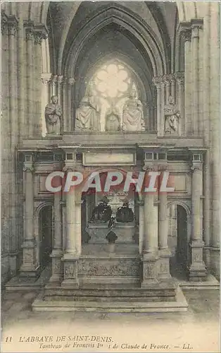 Ansichtskarte AK Abbaye de Saint Denis Tombeau de Francois Ier et de Claude de France