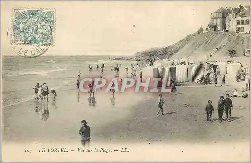 Ansichtskarte AK Le Portel Vue sur La Plage