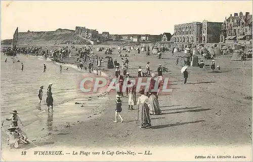 Ansichtskarte AK Wimereux La Plage vers le Cap Gris Net