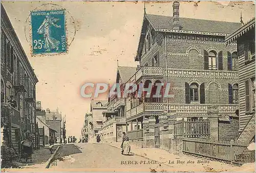 Cartes postales Berck Plage La Rue des Bains