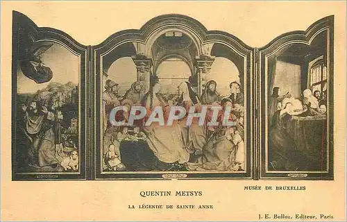 Cartes postales Quentin Metsys La Legende de Sainte Anne Musee Bruxelles