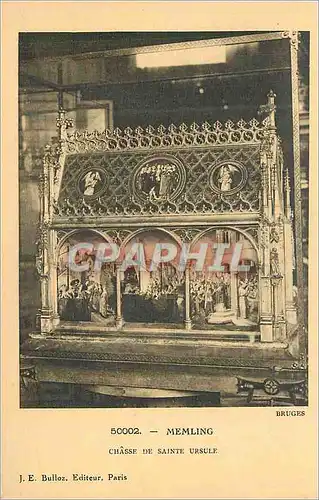 Cartes postales Bruges Memling Chasse de Sainte Ursule