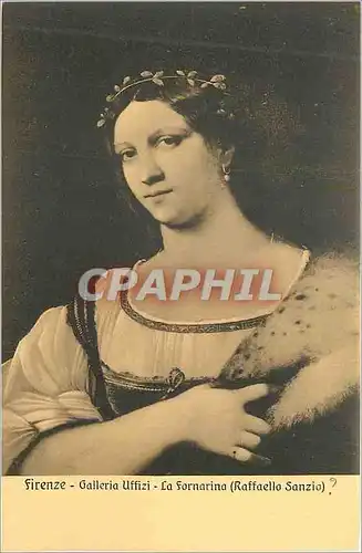 Cartes postales Firenze Galleria Uffizi La Fornarina (Raffaello Sanzio)
