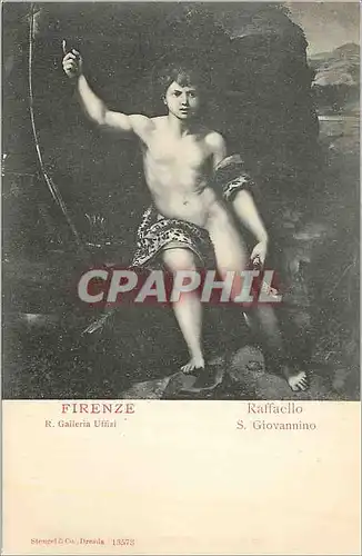 Cartes postales Firenze R Galleria Uffizi Raffaello S Giovannino