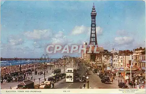 Cartes postales moderne Blackpool Tower and Promenade