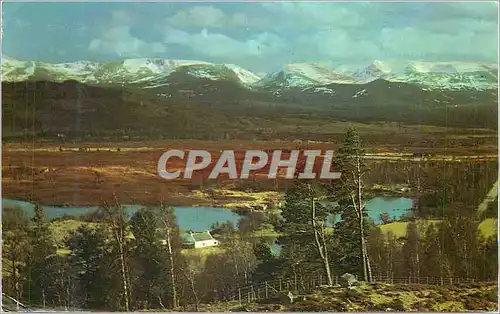 Cartes postales moderne The Snow Capped Cairngorm Mountains From Near Aviemore