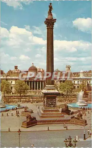 Moderne Karte Nelson's Column Trafalgar Square London