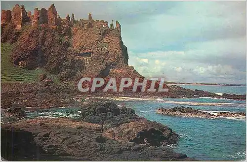 Moderne Karte Dunluce Castle Co Antrim