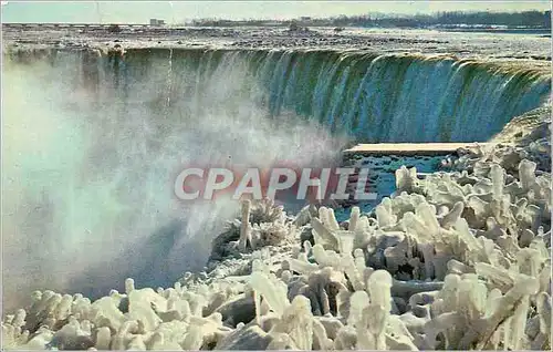 Cartes postales moderne Horseshoe Falls in Winter Splendour Taken From Niagara Falls Canada