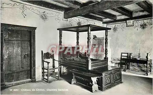 Cartes postales moderne Chateau de Chillon Chambre Bernolsa