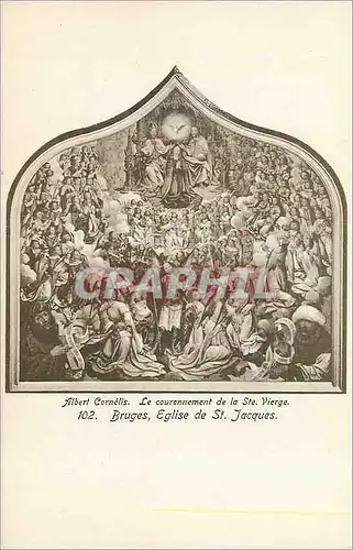 Ansichtskarte AK Albert Cornelis Le Couronnement de la Ste Vierge 102 Bruges Eglise de St Jacques