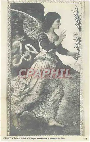 Cartes postales Firenze Galleria Uffizi L'Angelo