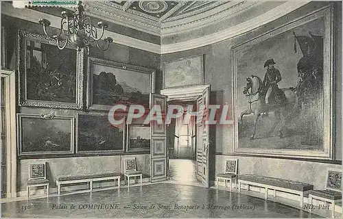 Cartes postales Palais du Compiegne Salon de Stue Bonaparte a Marrengo (Tableau) Napoleon 1er