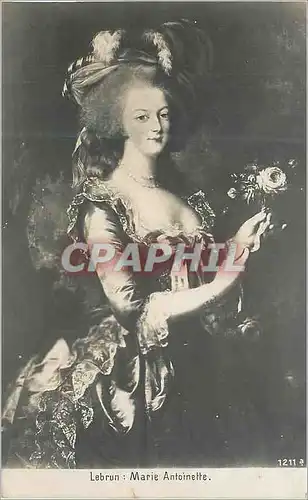 Cartes postales Lebrun Marie Antoinette