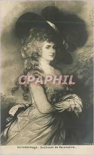 Cartes postales Gainsborough Duchesse de Devonshire