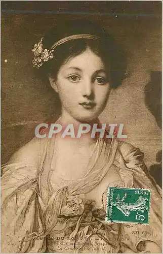 Ansichtskarte AK Musee du Louvre Ecole Francaise Jean Baptiste Greuze