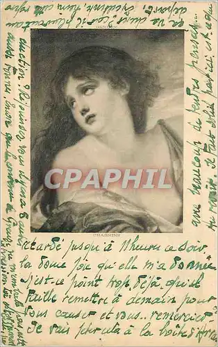 Cartes postales Chagrine Greuze