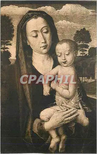 Ansichtskarte AK Vierge et Enfant Musee de Bruxelles