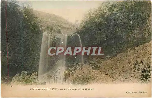 Cartes postales Environs du Puy La Cascade de la Beaume