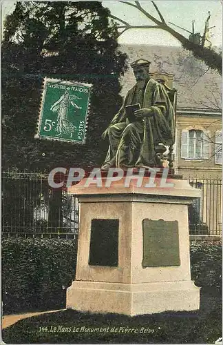 Cartes postales Le Mans Le Monument de Pierre Belon