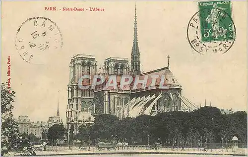 Ansichtskarte AK Paris Notre Dame d'Abside