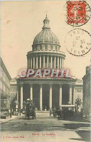 Cartes postales Paris le Pantheon