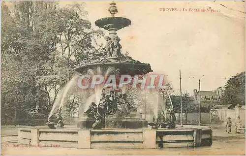 Ansichtskarte AK Troyes La Fontaine argence