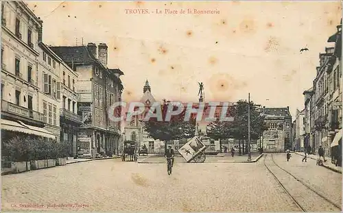 Cartes postales Troyes Place de la Bonneterie
