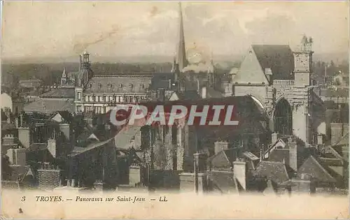 Cartes postales Troyes Panorama Sur Saint Jean