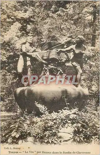 Cartes postales Troyes Le Vin par Briden dans le Jardin de Chevreuse