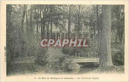 Ansichtskarte AK Bois de Boulogne en Automne Le Pavillon Royal