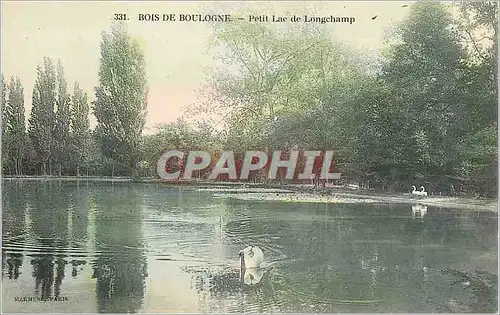 Ansichtskarte AK Bois de Boulogne Petit Lac de Longchamp