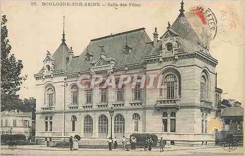 Cartes postales Boulogne Sur Seine Salle des Fetes