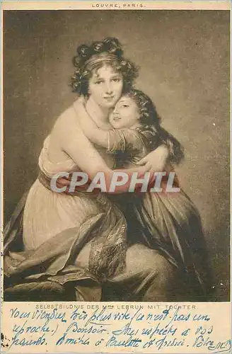 Cartes postales Louvre Paris Selesteildins Der Mme Lebrun Mit Toohter