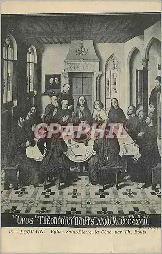 Cartes postales Louvain Eglise Saint Pierre La Cene par Th Bouts
