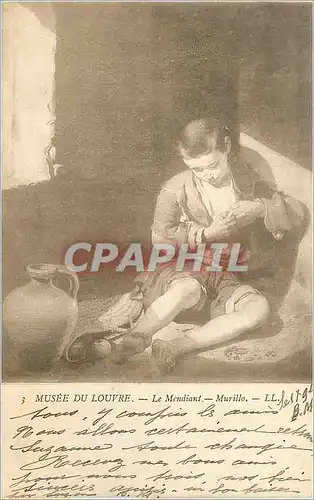 Cartes postales Musee du Louvre Le Mendiant Murillo
