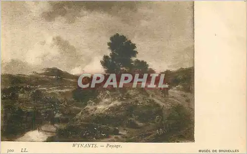 Cartes postales Wynants Paysage Musee de Bruxelles