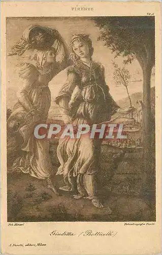Ansichtskarte AK Firenze Giuditta (Botticelli)