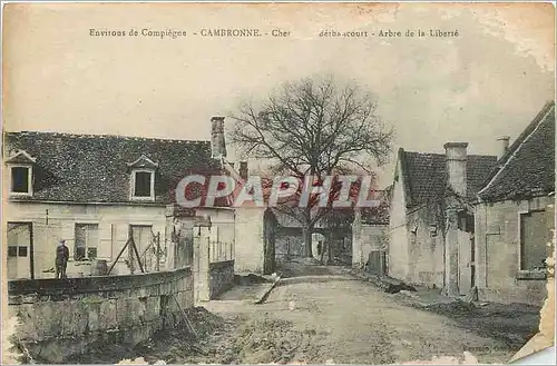 Cartes postales Environs de Compiegne Cambronne Arbre de la Liberte