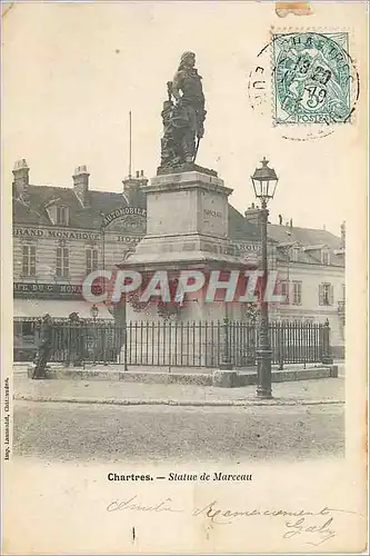Cartes postales Chartres Statue de Marceau