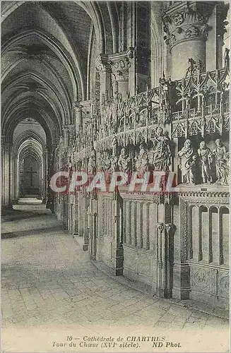 Ansichtskarte AK Cathedrale de Chartres Tour du Choeur (XVI e siecle)