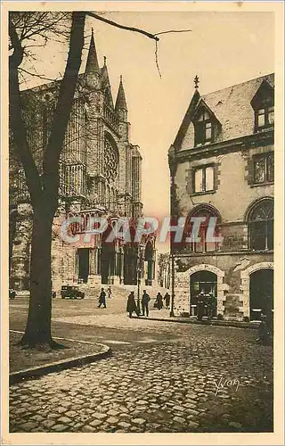 Ansichtskarte AK la Douce France Chartres l'Ancienne Poste et le Portail Sud