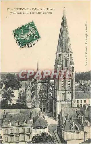 Cartes postales Vendome Eglise de la Trinite (Vue de la Tour Saint Martin