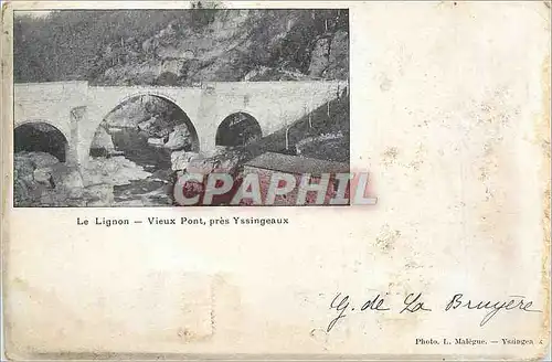 Ansichtskarte AK le Lignon Virux Pont pres Yssingeaux