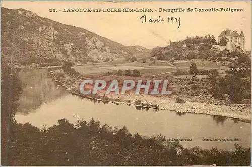 Ansichtskarte AK Lavoute sur Loire (Hte Loire) Presqu'Ile de Lavoulte Polignac