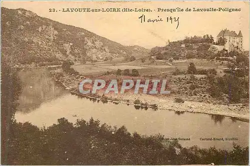 Cartes postales Lavoute sur Loire (Hte Loire) Presqu'Ile de Lavoulte Polignac